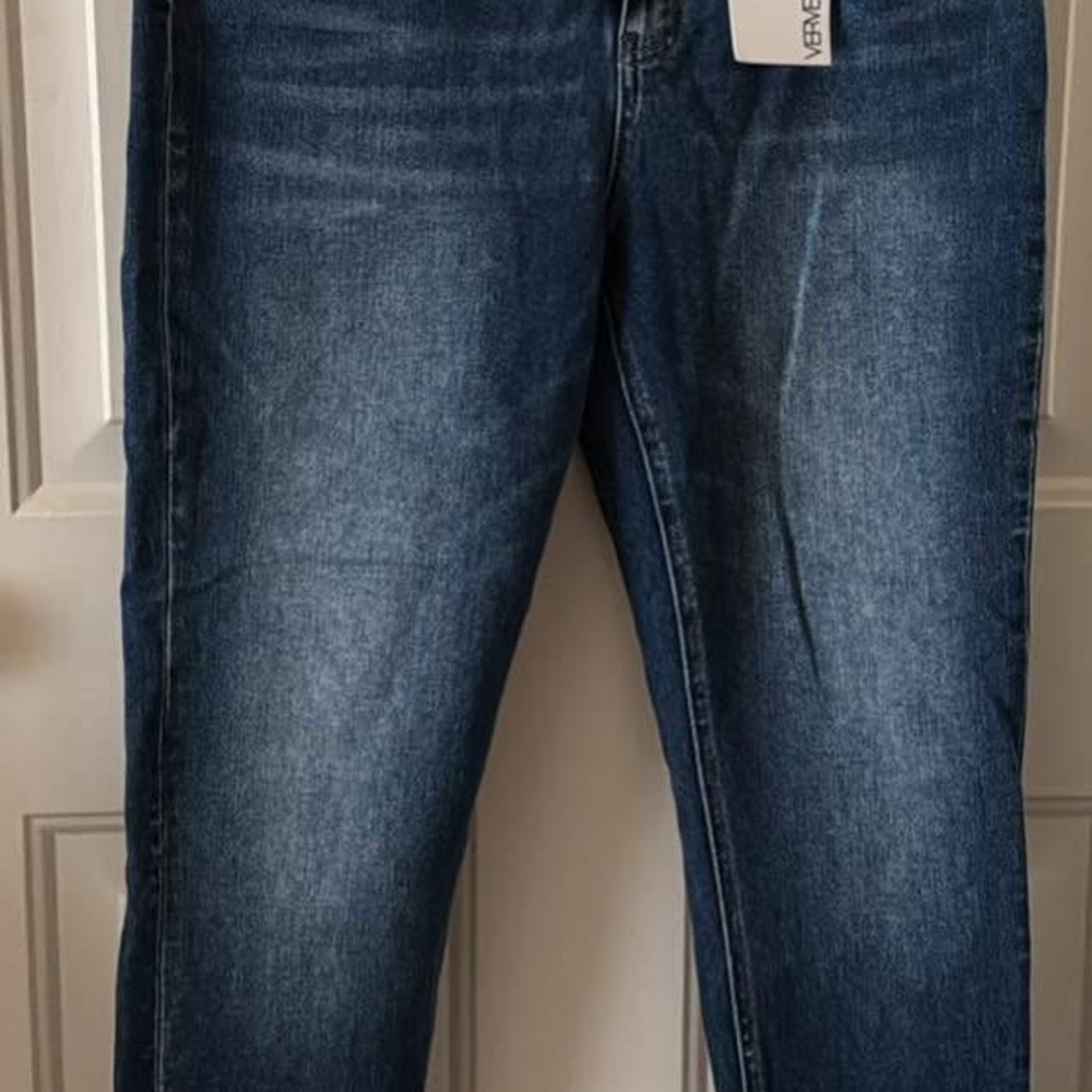 High Rise Blue Jeans